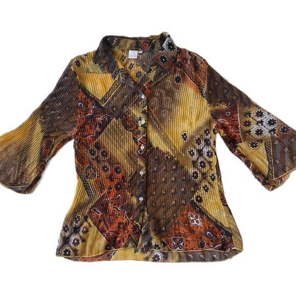 CASA DONNA Multi pattern Blouse - Picture 2 of 4